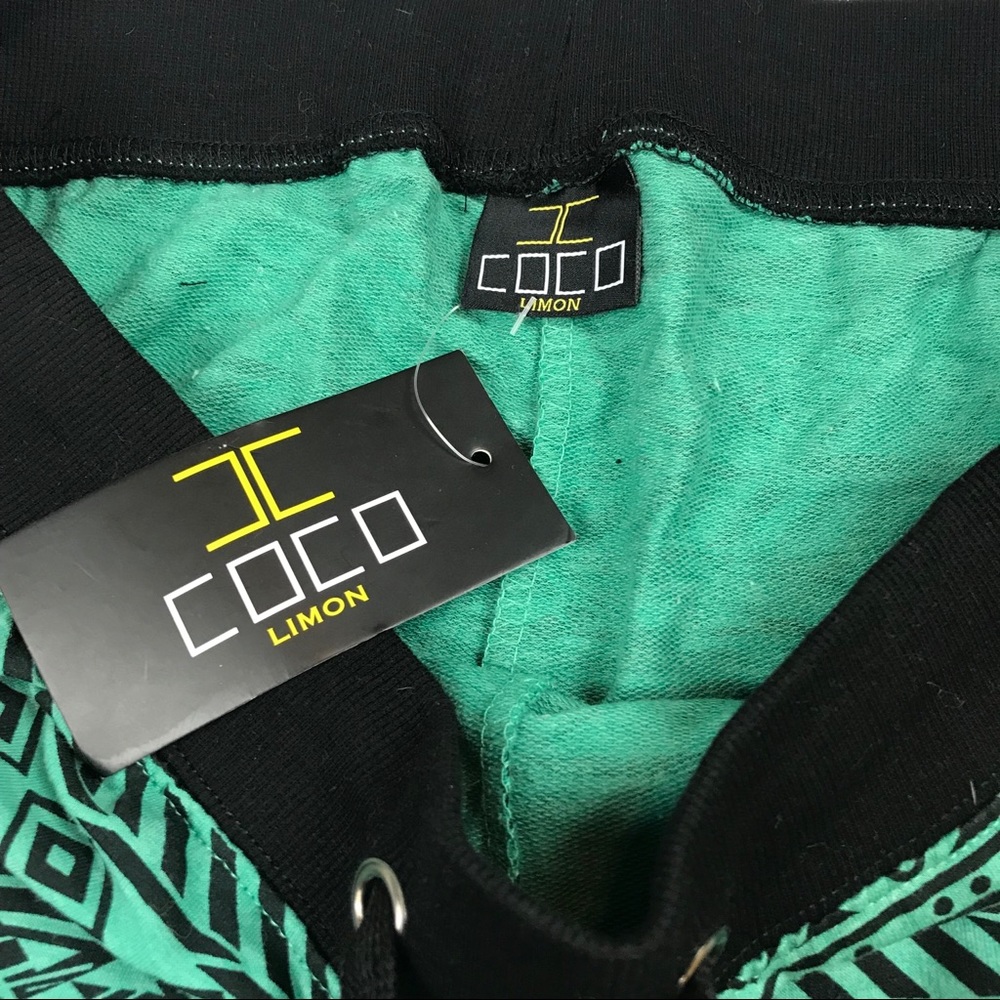 Coco Limon Tribal Capri Joggers XL - Picture 2 of 4